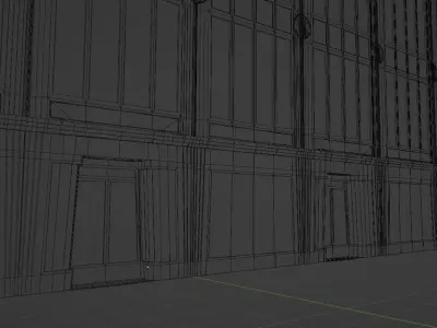 Modern City Building 3D model purchase