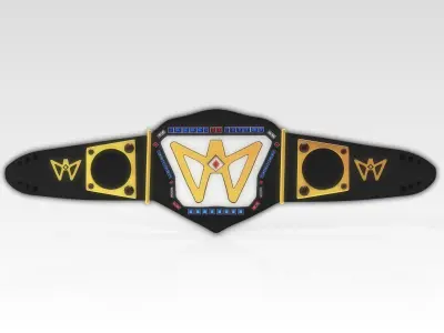 WWE wrestling belt 3d model 3D model