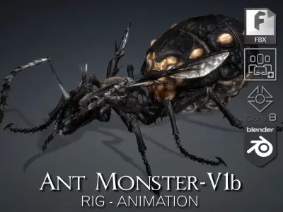 Ant Monster-V1b 3D model