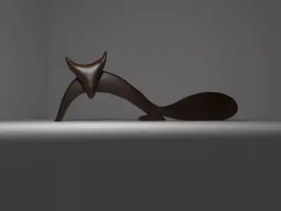 FOX WOODEN 3D model