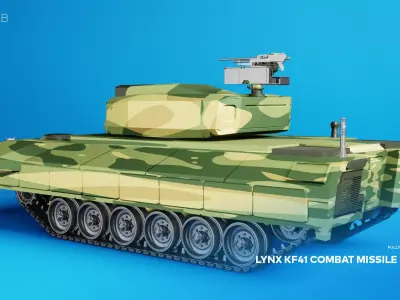 Lynx KF41 Combat Missile Platform 3D model
