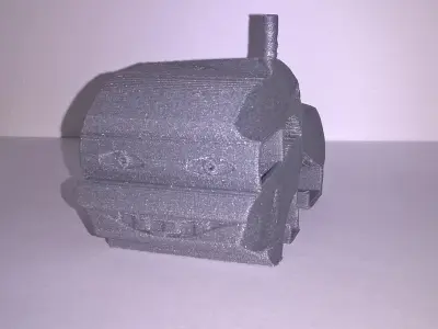 Truckapsuleur steam locomotive 3D print model