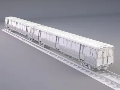 Marta Rail Train 3D model