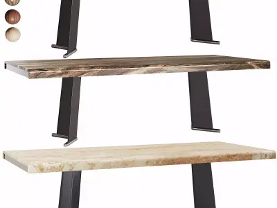 Libra Long tables By Minotti 3D model