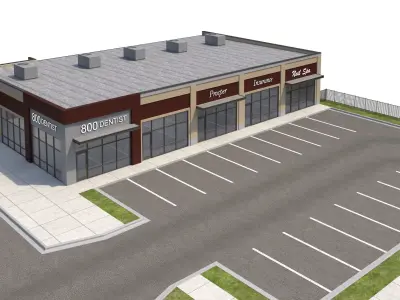 Retail-111 Retail Store 3D model