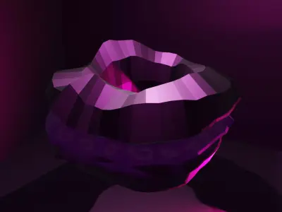 M-1 1day models Low-poly 3D model