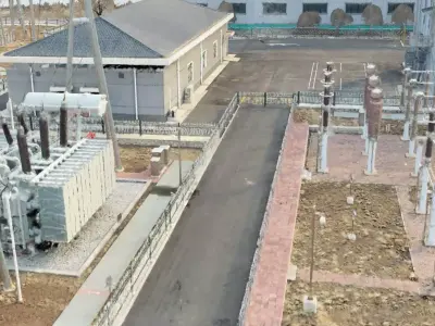 220kV Electrical power substation Gaussian splatting 3D model purchase