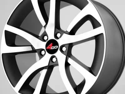 4go wheel rims 3D model