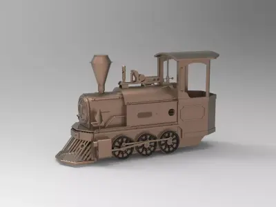 Train 3D print model