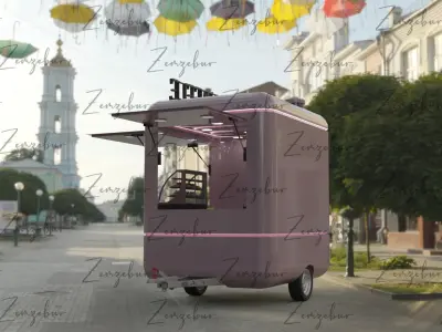WAFfLE FOOD TRUCK 3D model
