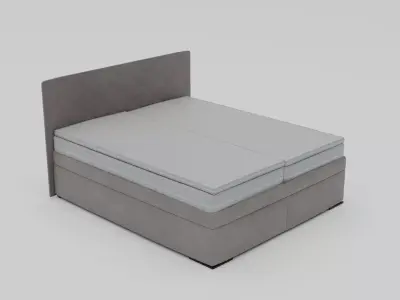  Wallace Bed Low-poly 3D model