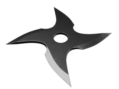 Shuriken Free low-poly 3D model