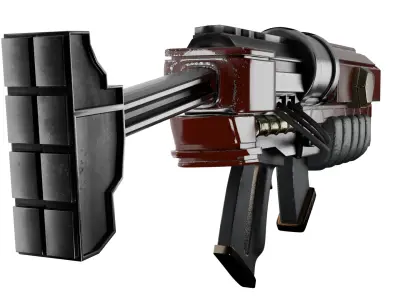 Tactical Weapon - Bull-P5 3D model