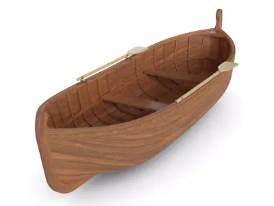 Rowboat 3D model order