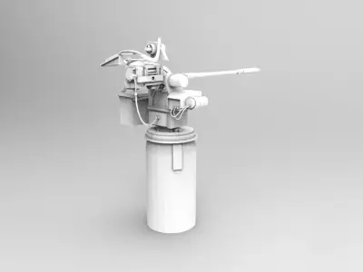 Machinegun Ship 3D print model