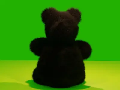 Teddy bear Low-poly 3D model get