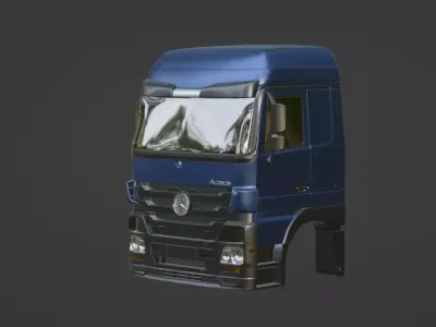 2009 Mercedes Benz Actros MP3 Truck 3D print model