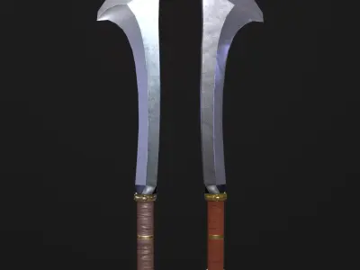 Fantasy Sword PBR Low-poly 3D model buy
