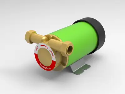 Water Booster Pump 90Watt 3D model