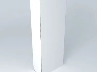 Indiana red pine shelf 3D model