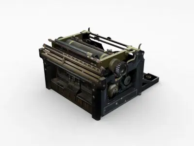 Vintage Typewriter Underwood  3D model
