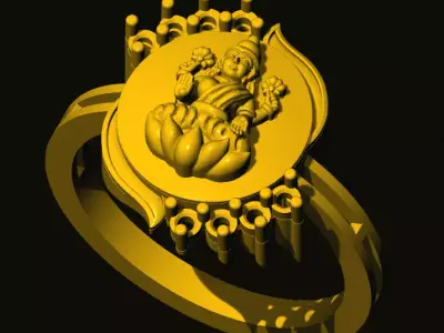 lakshmi devi 3D print model