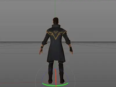 ALOK  GARENA FREE FIRE Low-poly 3D model
