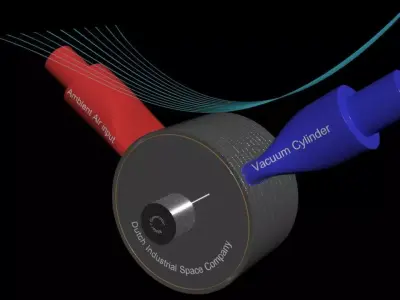 Vacuum Motor - Generator - Concept 3D model