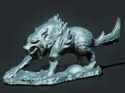  Wolf Monster Free 3D print model