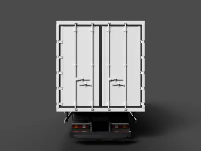 MERCEDES ACTROS MP3 V6 2536 EURO 5 6X2 BOX 3D model