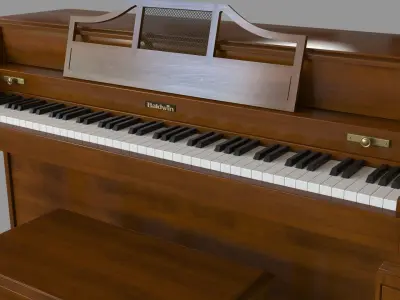 Baldwin Howard Spinet Piano 3D model