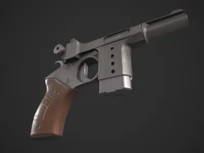 Bergmann Simplex Low-poly 3D model