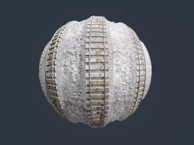 Train Tracks Seamless PBR Texture 08 Texture