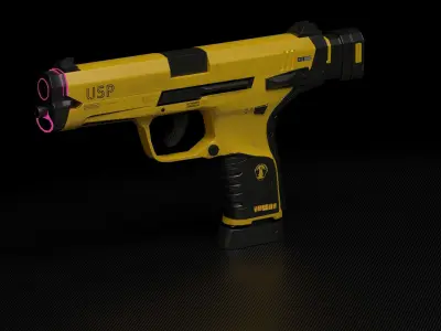 Digital Heart USP Free low-poly 3D model