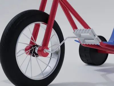 the shining tricycle 3D model