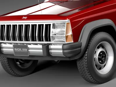 Jeep Cherokee 1984-1996 3D model