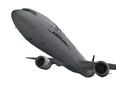 Boeing 777-300ER Skyteam AF 3D model