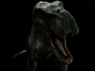 V- REX RIGGED 3D model