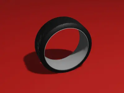 Car Tyre Free 3D model