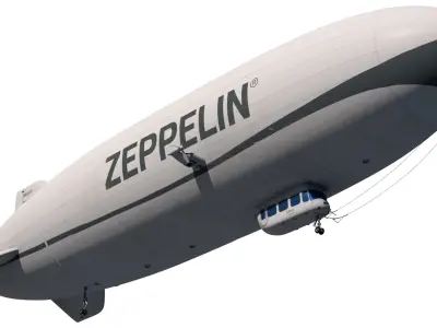 Zeppelin 3D model purchase