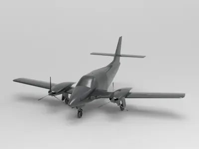 Cessna T303 Crusader 3D model