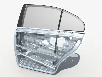 Car Door Structure 02 3D model