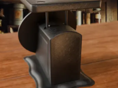 Antique Kitchen Scale 3D model