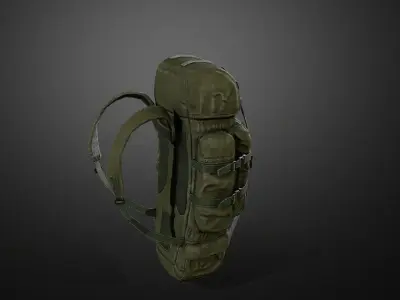 Backpack 01 Low-poly 3D model