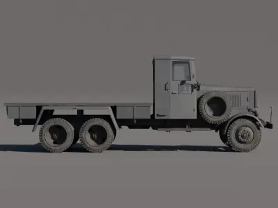 WW2 Vehicles Asset Pack - High Definition 3D Car Bundle Low-poly 3D model