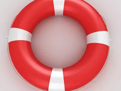 Lifebuoy life preserver 3D model buy