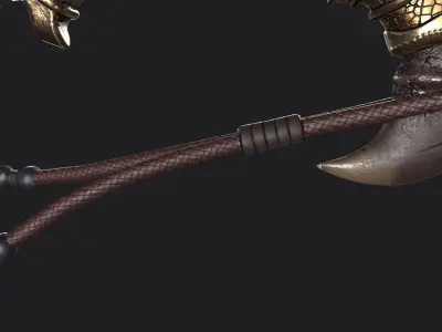 Ancient Dagger  GAME ASSET Lowpoly Low-poly 3D model