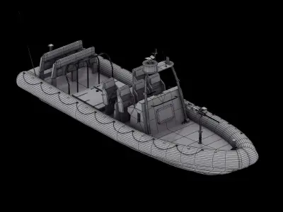 RHIB 11m NSW 3D print model