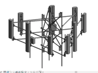 ANTENNA TOWER REVIT FAMILY 2016 3D model