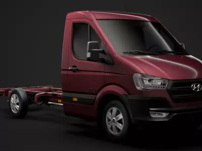 Hyundai H350 Chassis Single Cab LWB 2020 3D model